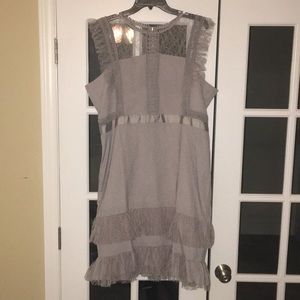 Silver Gray Trish Scully cocktail dress